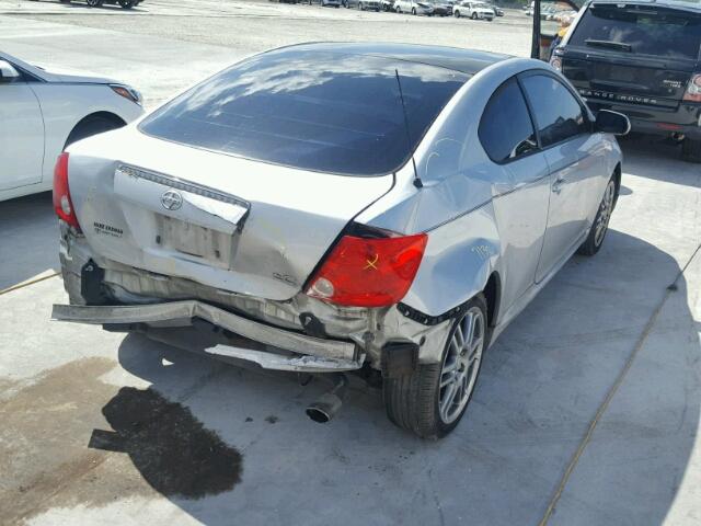 JTKDE177050014864 - 2005 TOYOTA SCION TC 银色 照片 4