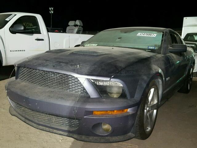 1ZVFT82H075228934 - 2007 FORD MUSTANG GRAY photo 2