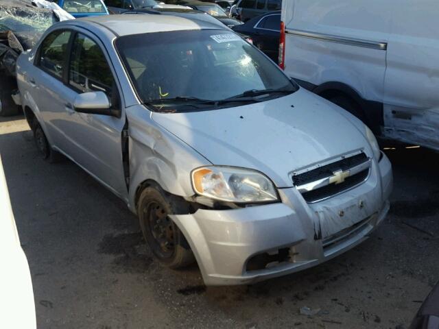 KL1TD5DE3AB043734 - 2010 CHEVROLET AVEO LS SILVER photo 1