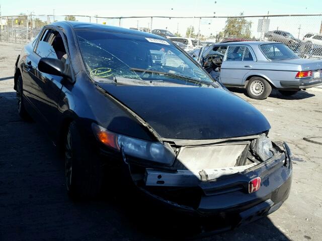 2HGFG12608H553754 - 2008 HONDA CIVIC LX BLACK photo 1