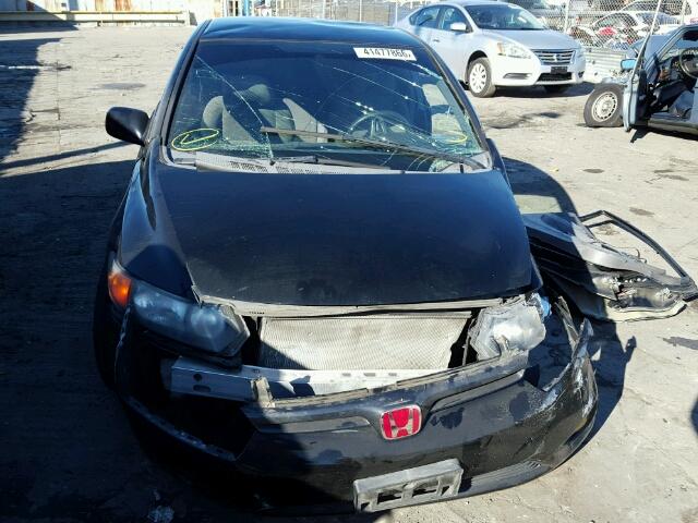 2HGFG12608H553754 - 2008 HONDA CIVIC LX BLACK photo 9