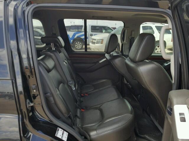 5N1AR1NBXAC615841 - 2010 NISSAN PATHFINDER BLACK photo 6