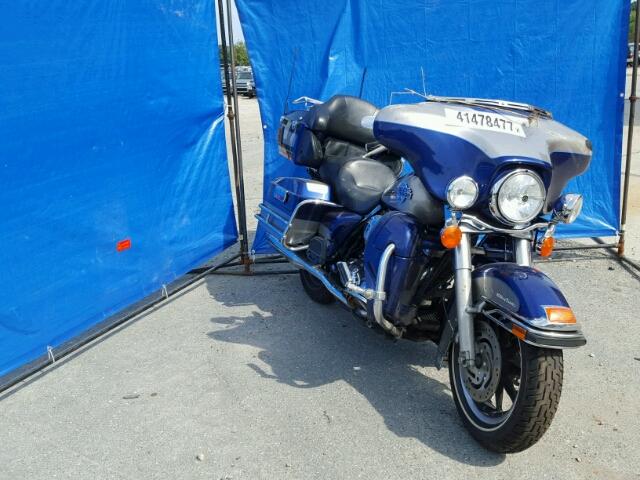 1HD1FC4197Y634814 - 2007 HARLEY-DAVIDSON FLHTCUI BLUE photo 1