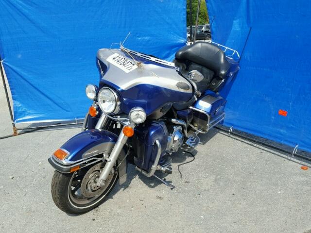 1HD1FC4197Y634814 - 2007 HARLEY-DAVIDSON FLHTCUI BLUE photo 2