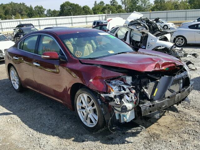 1N4AA51E89C857628 - 2009 NISSAN MAXIMA S BURGUNDY photo 1