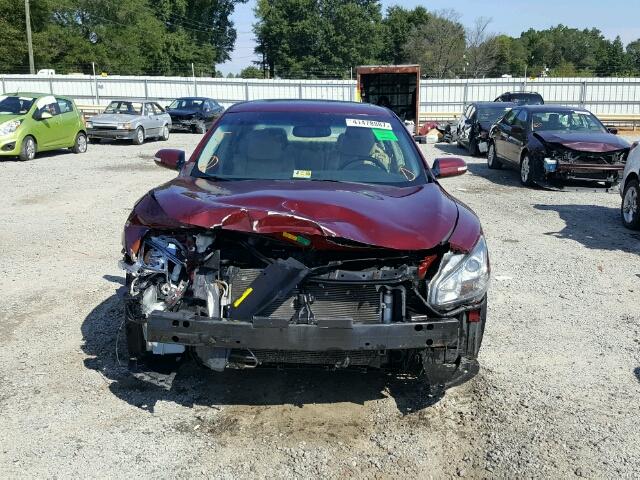 1N4AA51E89C857628 - 2009 NISSAN MAXIMA S BURGUNDY photo 9