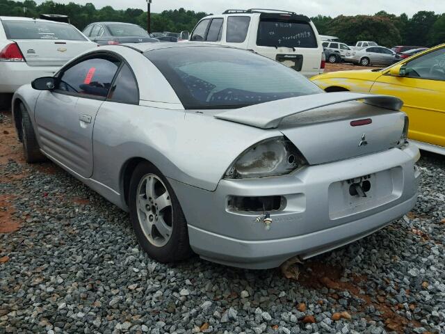 4A3AC44G63E091385 - 2003 MITSUBISHI ECLIPSE GS SILVER photo 3