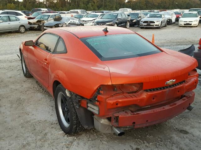 2G1FA1EV4A9213521 - 2010 CHEVROLET CAMARO LS ORANGE photo 3