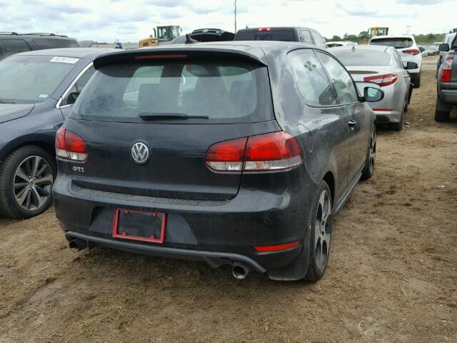 WVWEV7AJ3CW077003 - 2012 VOLKSWAGEN GTI BLACK photo 4