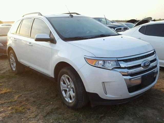 2FMDK3JCXEBA50086 - 2014 FORD EDGE WHITE photo 1