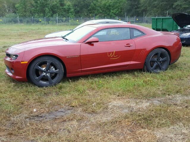 2G1FC1E35E9257042 - 2014 CHEVROLET CAMARO LT RED photo 9