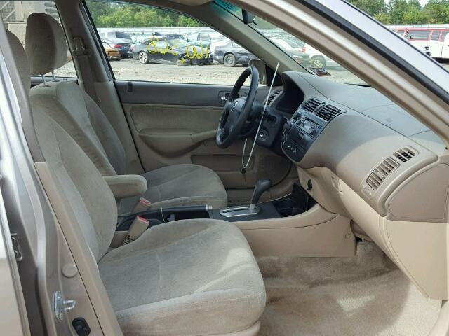 2HGES26772H508854 - 2002 HONDA CIVIC EX ბეჟი ფოტო 5