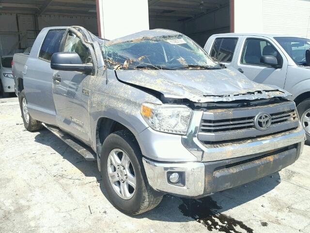 5TFUW5F12EX359104 - 2014 TOYOTA TUNDRA DOU SILVER photo 1