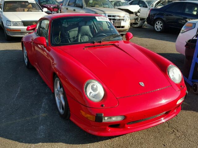 WP0AC2997TS376132 - 1996 PORSCHE 911 TURBO RED photo 1