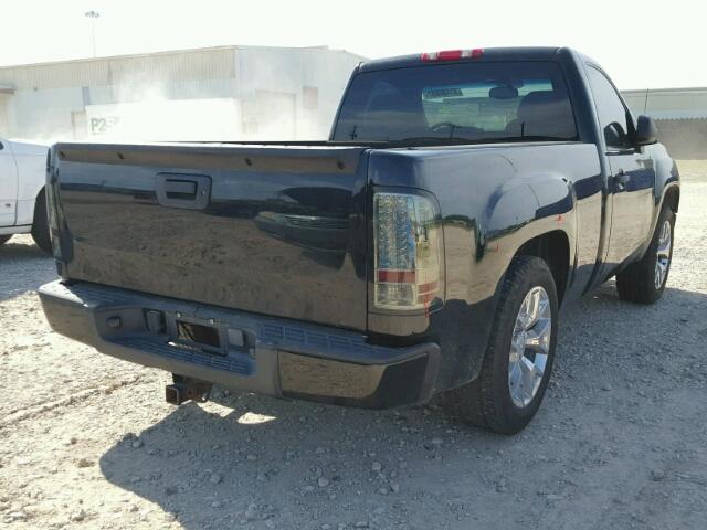 1GTEC14077Z545437 - 2007 GMC NEW SIERRA BLACK photo 4