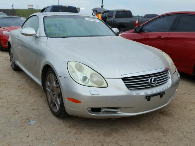 JTHFN48Y620033406 - 2002 LEXUS SC 430 SILVER photo 1