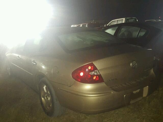 2G4WC532551275706 - 2005 BUICK LACROSSE C BEIGE photo 3