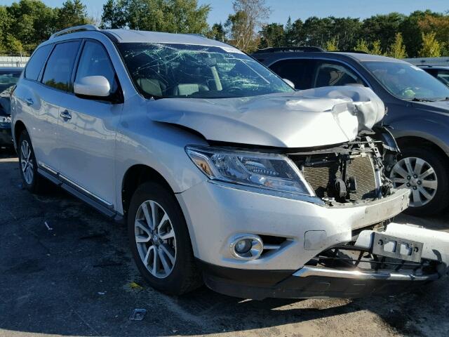 5N1AR2MM5DC663681 - 2013 NISSAN PATHFINDER SILVER photo 1