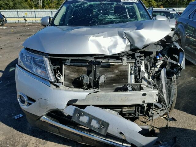 5N1AR2MM5DC663681 - 2013 NISSAN PATHFINDER SILVER photo 9