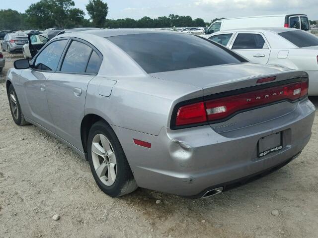 2C3CDXBG8DH720379 - 2013 DODGE CHARGER SE GRAY photo 3