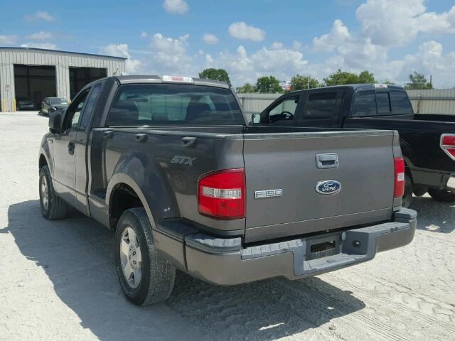 1FTRF02245KC15641 - 2005 FORD F150 GRAY photo 3