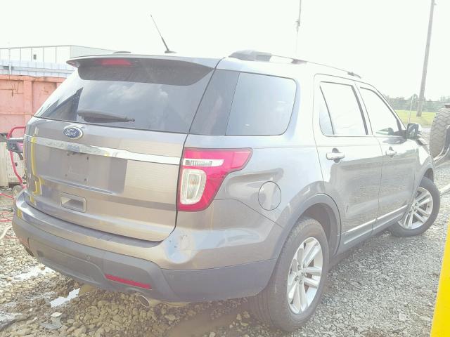 1FMHK7D88BGA94348 - 2011 FORD EXPLORER GRAY photo 4