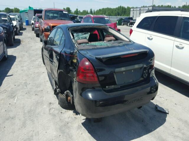 2G2WP552161295057 - 2006 PONTIAC GRAND PRIX BLACK photo 3