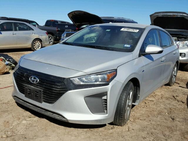 KMHC65LC5HU032344 - 2017 HYUNDAI IONIQ BLUE GRAY photo 2