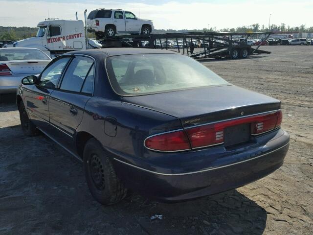 2G4WS52M7X1470666 - 1999 BUICK CENTURY CU BLUE photo 3