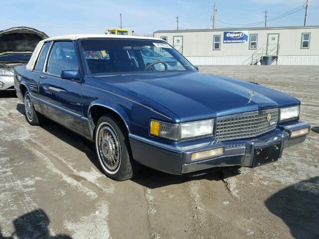 1G6CD1151K4261623 - 1989 CADILLAC DEVILLE BLUE photo 1