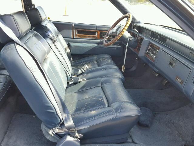 1G6CD1151K4261623 - 1989 CADILLAC DEVILLE BLUE photo 5