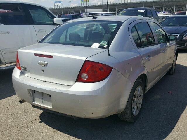 1G1AD5F50A7163256 - 2010 CHEVROLET COBALT 1LT SILVER photo 4