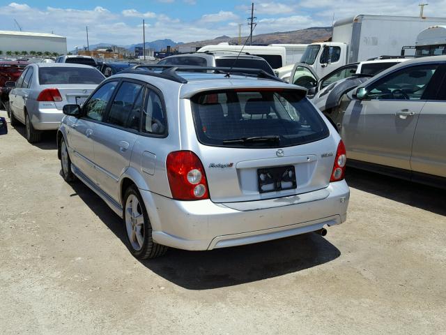 JM1BJ245731184228 - 2003 MAZDA PROTEGE PR SILVER photo 3