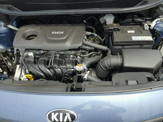 KNADM4A35G6694520 - 2016 KIA RIO LX BLUE photo 7