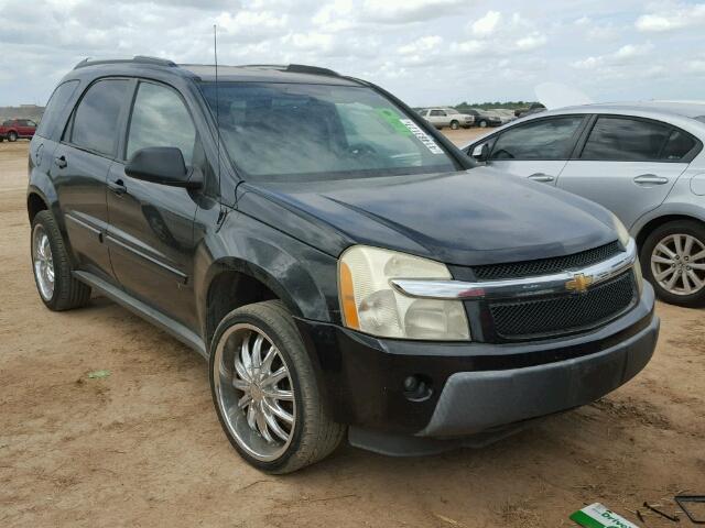 2CNDL63F266143720 - 2006 CHEVROLET EQUINOX LT BLACK photo 1