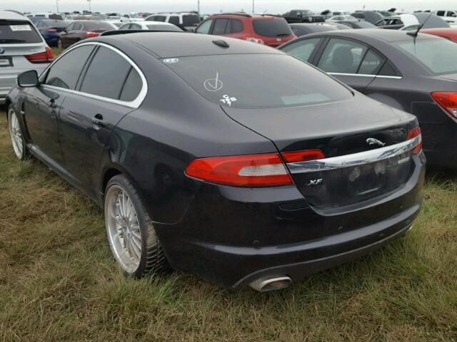 SAJWA07C691R36589 - 2009 JAGUAR XF BLACK photo 3