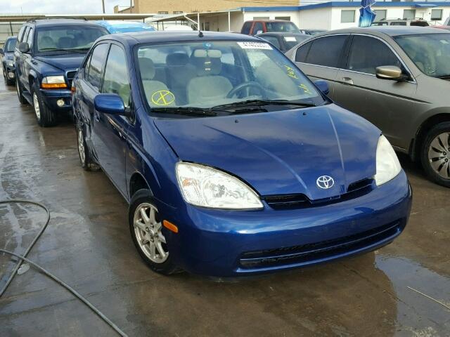 JT2BK12U220067414 - 2002 TOYOTA PRIUS BLUE photo 1