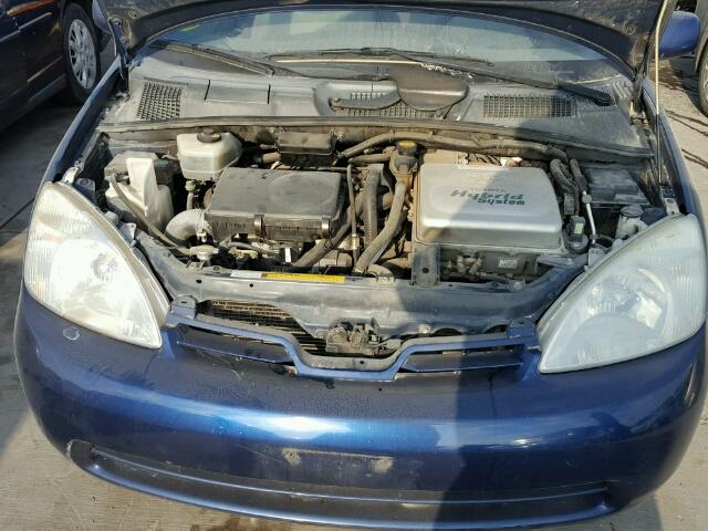 JT2BK12U220067414 - 2002 TOYOTA PRIUS BLUE photo 7