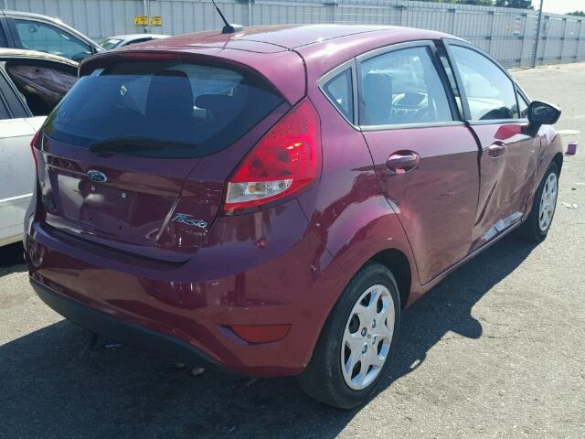 3FADP4EJ6BM148780 - 2011 FORD FIESTA PINK photo 4