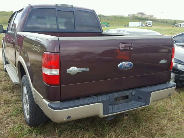 1FTPW14V08KC53456 - 2008 FORD F150 BROWN photo 3