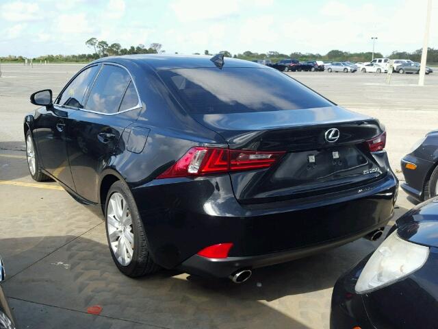 JTHBF1D28F5080151 - 2015 LEXUS IS BLACK photo 3