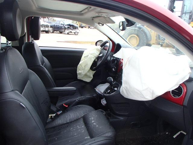 3C3CFFCR4DT569147 - 2013 FIAT 500 LOUNGE RED photo 5