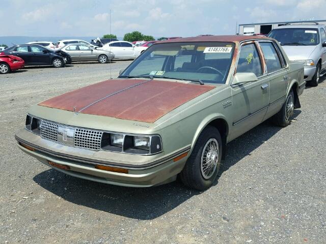 1G3AJ19E1FG301592 - 1985 OLDSMOBILE CUTLASS CI მწვანე ფოტო 2