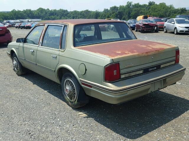 1G3AJ19E1FG301592 - 1985 OLDSMOBILE CUTLASS CI მწვანე ფოტო 3