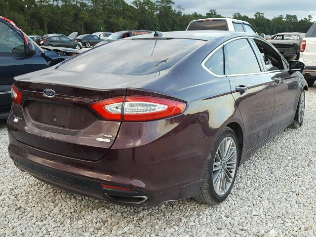 3FA6P0H9XDR311150 - 2013 FORD FUSION BURN photo 4