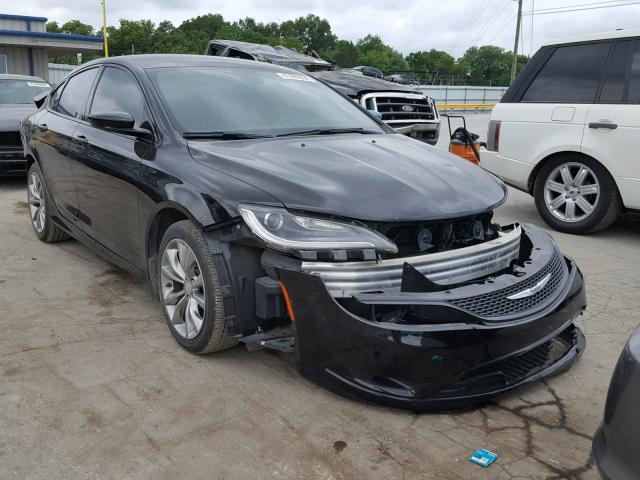 1C3CCCBG9FN570417 - 2015 CHRYSLER 200 S 黑色 照片 1