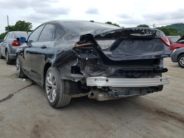 1C3CCCBG9FN570417 - 2015 CHRYSLER 200 S 黑色 照片 3