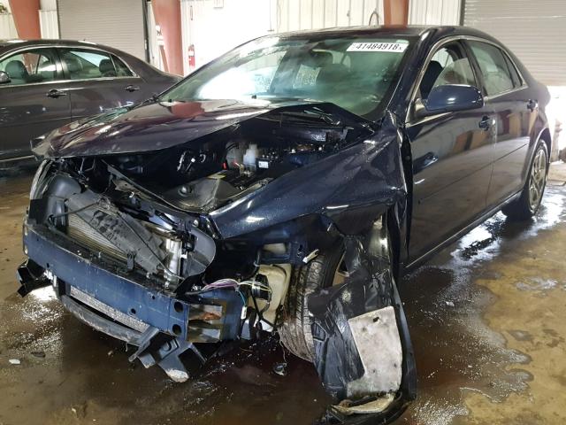 1G1ZC5EB7AF145131 - 2010 CHEVROLET MALIBU 1LT BLUE photo 2