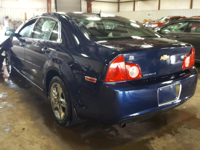 1G1ZC5EB7AF145131 - 2010 CHEVROLET MALIBU 1LT BLUE photo 3