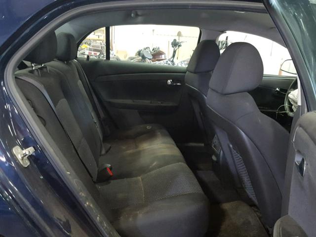 1G1ZC5EB7AF145131 - 2010 CHEVROLET MALIBU 1LT BLUE photo 6